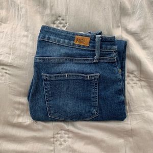 Paige Midrise Medium Wash Jeans — Size 27